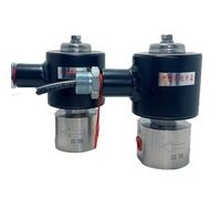 Elettrovalvola ad alta pressione for acqua di mare a 2 vie 20 bar 2 MPa 1/4 1/8 24 V Orifizio 2 mm normalmente chiusa Valvola impermeabile 316L(45299,NPT-DC12V)