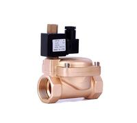 Elettrovalvola ad alta pressione in ottone da 3/8'' normalmente aperta 16bar azione pilota 220V 12V 24V(DC12)