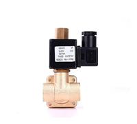 Elettrovalvola ad alta pressione normalmente aperta da 3/8" 240 V CA 0955 Elettrovalvola in ottone(NPT-240VAC-NBR-SEAL)