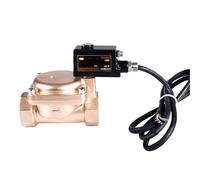 Elettrovalvola antideflagrante ad alta pressione da 1-1/4" in ottone IP65, normalmente chiusa, AC220V DC24V, for acqua, olio e aria(DC24V)