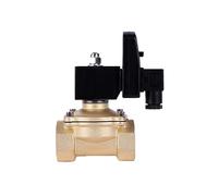 Elettrovalvola aria acqua con timer 220v 110v 24v Normalmente chiusa 3/8 1/2 3/4 1-1/4 1.5 2 Valvola elettrica in ottone(Npt-230vac-80 Degree,1 Inch)