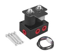 Elettrovalvola automatica 12V, valvola del collettore di sospensione pneumatica, set di elettrovalvole for ammortizzatori pneumatici, 0-200 PSI, 6 porte