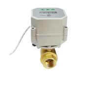 Elettrovalvola, BSP/NPT 1/2 '' Valvola a sfera motorizzata a tempo controllato for il controllo dell'acqua della pompa di aria dell'acqua di scarico del compressore d'aria del giardino(DN15,NPT)