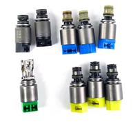 Elettrovalvola cambio automatico Kit solenoidi cambio automatico 6HP26 con cablaggio adatto per BMW 745i 745Li 750i 760Li Alpina B7 1068298044 6HP-26 Elettrovalvola di blocco (9PCS Solenoids Only)