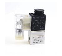 Elettrovalvola da 1/4 "normalmente chiusa DC 12V 24V Posizione pneumatica Bobina elettrica interna in lega AC 110V 220V adatta for aria acqua olio(1-4 Solenoid Valves,DC 24V)