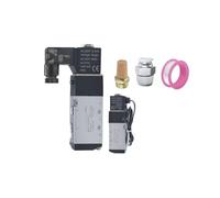 Elettrovalvola da 1/8" 4V110-06 a bobina singola, pilotata elettricamente, 2 posizioni, 5 vie, scatola di giunzione o cavo di uscita(Junction Box AC24V)