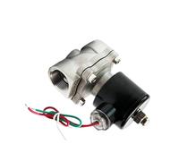 Elettrovalvola da 3/4" in acciaio inossidabile 110/120/240/230/220/380/24 V CA 24 V CC NC Tipo filettatura NPT BSP(NPT,24VAC)