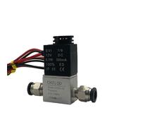 Elettrovalvola DC 12V 24V 110V 220V 1/8 "Valvole pneumatiche ad azione diretta normalmente chiuse a 2 vie for acqua aria gas(Black 6MM-6MM Barb,DC24V)
