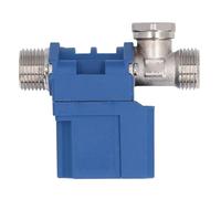 Elettrovalvola DC 12V G1/2 Filettatura Maschio Flussostato Ingresso Acqua Riempimento Automatico con Filtro Rimovibile Prevenzione del Riflusso per Distributore Acqua Lavatrice