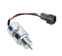 Elettrovalvola di arresto del carburante Elettrovalvola di arresto ad alte prestazioni 12V Sostituzione diretta per L2E L3E S3L S4L K4ND61KG Ferro ABS Processo di saldatura di