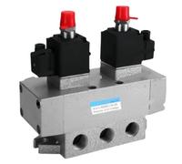 Elettrovalvola di flusso serie K35D2 - Valvola direzionale di intercettazione pneumatica a cinque vie e tre posizioni for il controllo dei fluidi(K35D2-8Y AC220V)