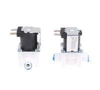 Elettrovalvola di ingresso 1PC 12V/24V Macchina for acqua pura, depuratore d'acqua, osmosi inversa Interruttore valvola a collegamento rapido a 2 punti Rapido e sensibile(12V)
