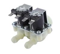 Elettrovalvola di ingresso acqua elettrica doppia a pressione DN20 G3/4 1 in 2 DC 12V 24V AC 220V normalmente chiusa for lavatrice(AC240V)