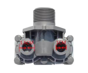 Elettrovalvola di ingresso acqua elettrica for lavatrice singola doppia testa FCS360U1 Parti della lavatrice