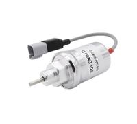 Elettrovalvola di interruzione del carburante da 12 V U85206452 U85206520 for motore Caterpillar 402D 403D 404D 404C 403C 3011C 3013C 3024C(Silvery)