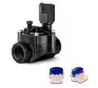 Elettrovalvola di irrigazione 100-HV Rain Bird 1" 24V per programmatori elettrici + 2 connettori stagni per isolare i collegamenti