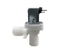 Elettrovalvola di scarico 'acqua in plastica con filettatura esterna ad angolo retto da 1/2" DC12V AC220V for macchine for bere e lavatrici(220V)