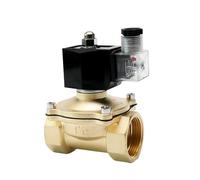 Elettrovalvola DN32 normalmente chiusa in ottone IP65 impermeabile 24 V CA 220 V CA 24 V CC 12 V CC for acqua, gas e olio(BSP_24VAC_VITON-SEAL)