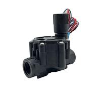 Elettrovalvola elettrica, 1/2 "3/8" 3/4 "1" Valvola a solenoide normalmente chiusa Acqua 12V 24V Valvola in nylon for irrigazione paesaggistica da giardino agricolo(1",12VDC)