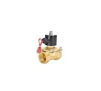 Elettrovalvola elettrica 1/4" 3/8" 1/2" 3/4" 1" DN8/10/15/20/25/50 normalmente chiusa pneumatica per acqua olio aria 12V 24V 220V (2W-500-50 DN50, DC12 V)