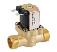 Elettrovalvola elettrica a 2 vie, in ottone, 12 V, G1/2, normalmente chiusa, ideale per scaldabagno, fontane, macchine per la depurazione dell'acqua, macchine a vapore e aria condizionata