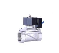 Elettrovalvola elettrica a risparmio energetico normalmente chiusa, bobina filettata femmina in acciaio inossidabile, alimentabile 24 ore su 24, 12 V, 24 V, 220 V.(Nbr-seal-220vac-closed)