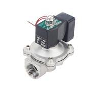 Elettrovalvola elettrica for acqua da 3/8 pollici 220v 12v Acciaio inossidabile Normalmente chiusa Non calda DIN IP65 Impermeabile(2W-10 VITONSEAL,NPT_110VAC)