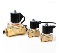 Elettrovalvola elettrica impermeabile 1/4" 3/8" 1/2" 3/4" 1" DN8/10/15/20/25/50 normalmente chiusa pneumatica for acqua olio aria(DC12V,DN25)