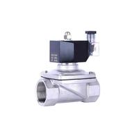 Elettrovalvola elettrica impermeabile in acciaio inox 1/2" 3/4" 1" 2" DN15 DN20 DN25 IP65 bobina ad alta temperatura 12V 24V 220V (3/4", EPDM-Seal_24VDC_Normally Open)