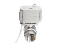 Elettrovalvola elettrica in acciaio inossidabile a passaggio totale da 3/4" con comando manuale