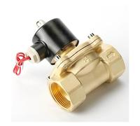 Elettrovalvola elettrica in ottone 1/4 "3/8" 1/2 "3/4" 1 "2" DC12V DC24V AC220V 110V elettrovalvola normalmente chiusa acqua olio aria(1/4 inch,BSP_24VAC)