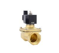 Elettrovalvola elettrica in ottone da 1/2" 3/4" 1-1/4" 2'' IP65 impermeabile normalmente chiusa 220V 110V 24V 12V (2", 12VDC)