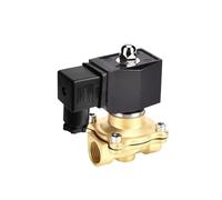 Elettrovalvola elettrica in ottone da 1/2" IP65 impermeabile normalmente chiusa 24 V 12 V 220 V 110 V(NPT_230VAC_VITON-SEAL)