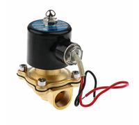 Elettrovalvola elettrica in ottone da 12 pollici CC da 1/2 pollice Acqua Aria