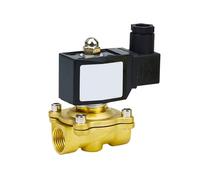 Elettrovalvola Elettrica In Ottone DN15 DN20 DN25 1/2 "3/4" 1 "normalmente Chiusa Pneumatica For Acqua Olio Aria DC12V DC24V AC IP65 A Prova Di Perdite, Risparmio Idrico(DN20,DC12V)