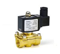 Elettrovalvola elettrica in ottone DN15 DN20 DN25 - Valvola pneumatica normalmente chiusa 1/2", 3/4", 1" for acqua, olio e(Ac220v DN25)