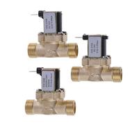 Elettrovalvola elettrica in ottone G1/2", DC 12V/24V, AC 220V, flussostato ingresso acqua e aria for sistemi idrici solari(24V)