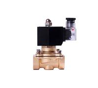 Elettrovalvola elettrica in ottone normalmente chiusa da 1 "Elettrovalvola in impermeabile IP65 con indicatore di alimentazione LED 24V 12V 220V 110V(G-110VAC-NBR-SEAL)