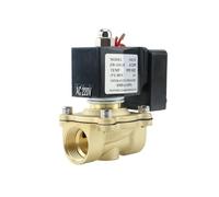 Elettrovalvola elettrica in ottone normalmente chiusa DN15 DN20 DN25 da 1/2 pollice, 1 pezzo(DN15,DC24V)