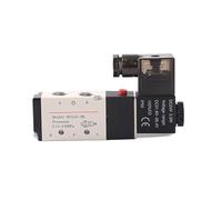Elettrovalvola elettrica pneumatica Valvola magnetica for gas aria a 5 vie a 2 posizioni 4V210-08 12V 24V 220V Volt bobina(DC24V)
