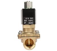 Elettrovalvola elettrica ZIXINNKC Regolatore di fluido G3/4 "DN20 NO Valvola elettromagnetica in ottone (CC 12 V)