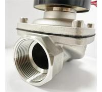 Elettrovalvola elettromagnetica in acciaio inossidabile da 0,5" a 2" 12V 24V 220V 110V normalmente chiusa for acqua, olio, aria, vapore(DC12V,DN20)