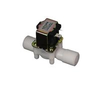 Elettrovalvola Elettromagnetica In Plastica Con Filettatura Maschio DN15 Da 1/2", Valvola Di Ingresso E Uscita Dell'acqua(DN15,220V no pressure NC)
