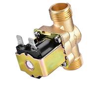Elettrovalvola Elettrovalvola elettrica in ottone G1/2'' N/C 12v 24v 220v G3/4'' Interruttore di flusso di ingresso aria acqua for riscaldatore solare Valvola(1/2",12V)