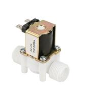 Elettrovalvola filettata maschio 1/2 "3/4" AC 220V DC 12V 24V Interruttore del regolatore della valvola di controllo dell'acqua Normalmente chiuso normalmente aperto(12V-NORMALLY CLOSED,0.75 Inch)