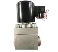 Elettrovalvola for acqua a 2 vie 150 bar 15 MPa 1 pollice DC24V Orifizio 25 mm SS304 DN25 normalmente chiusa(G-36V)