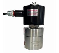 Elettrovalvola for acqua ad alta pressione a 2 vie 400 bar 40 MPa 1/8 1/4 pollici Orifizio 6 mm SS304 DN6 normalmente chiusa(G-AC110V)