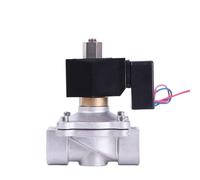 Elettrovalvola for acqua da 1 pollice, in acciaio inossidabile, normalmente aperta, elettrovalvola non calda, 220 V CA, 110 V CA, 24 V CC, 12 V CC(BSPT-12VDC)