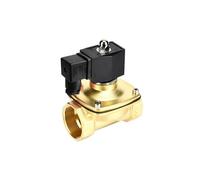 Elettrovalvola for acqua filettata NPT da 1-1/4" IP65 normalmente chiusa in ottone 32 elettrovalvola 24 V 12 V 220 V 110 V(NPT-220VAC-NBR-SEAL)