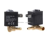 Elettrovalvola for Acqua, generatore di Vapore e Aria in Ottone G1/8" AC 230V, Cannula N/C, caffè